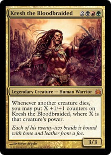 Kresh the Bloodbraided (From the Vault: Legends) Light Play Foil