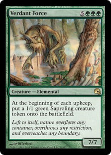 Verdant Force (Premium Deck Series: Graveborn) Medium Play Foil