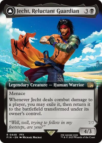 Jecht, Reluctant Guardian (Extended Art) (Universes Beyond: FINAL FANTASY) Near Mint Foil