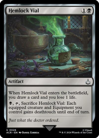Hemlock Vial (Universes Beyond: Assassin's Creed) Medium Play Foil