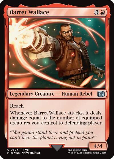 Barret Wallace (Surge Foil) (Universes Beyond: FINAL FANTASY) Light Play Foil