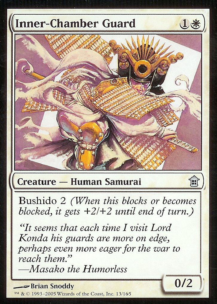 Inner-Chamber Guard (Saviors of Kamigawa) Near Mint Foil