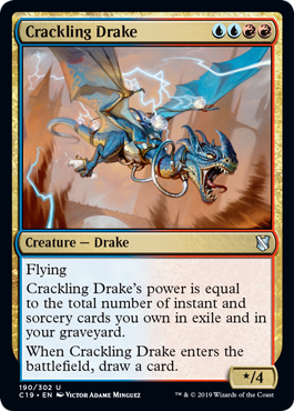 Crackling Drake (Commander 2019) Near Mint
