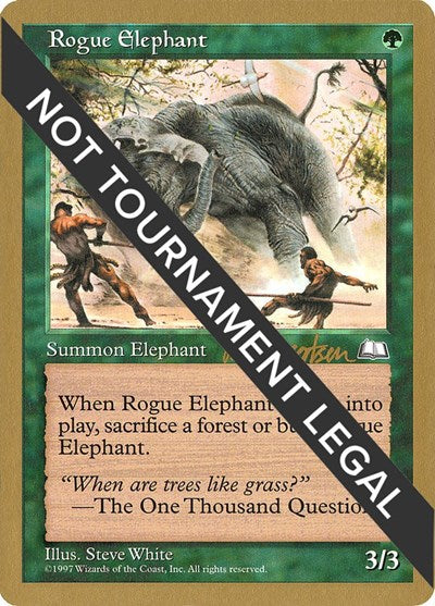 Rogue Elephant - 1997 Svend Geertsen (WTH) (World Championship Decks) Light Play
