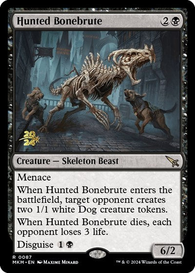 Hunted Bonebrute (Promos: Prerelease Cards) Light Play Foil