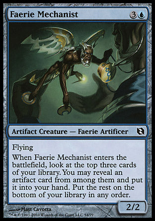 Faerie Mechanist (Duel Decks: Elspeth vs Tezzeret) Light Play