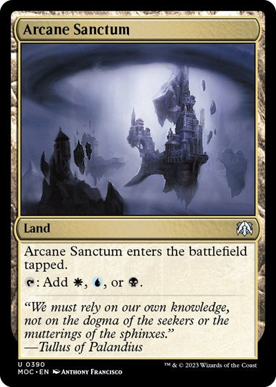 Arcane Sanctum (Commander: March of the Machine) Light Play
