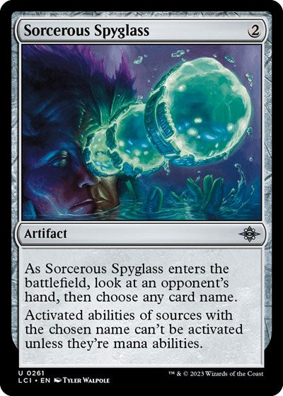 Sorcerous Spyglass (The Lost Caverns of Ixalan) Medium Play