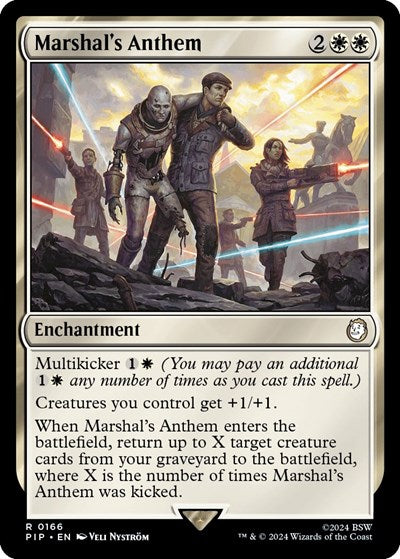 Marshal's Anthem (Universes Beyond: Fallout) Near Mint Foil