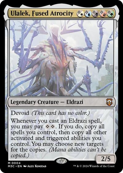 Ulalek, Fused Atrocity (Commander: Modern Horizons 3) Medium Play