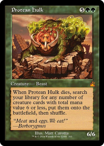 Protean Hulk (Retro Frame) (Ravnica Remastered) Near Mint