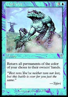 Wash Out (Invasion) Heavy Play Foil