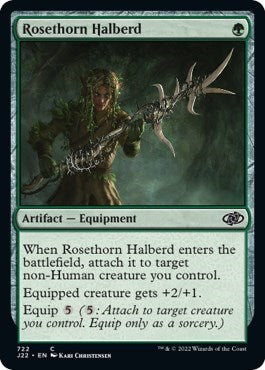 Rosethorn Halberd (Jumpstart 2022) Medium Play