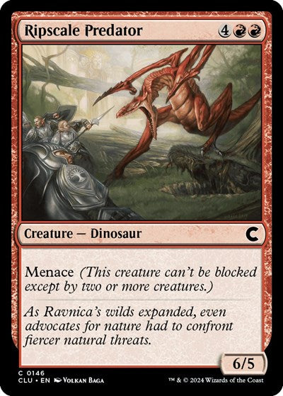 Ripscale Predator (Ravnica: Clue Edition) Light Play