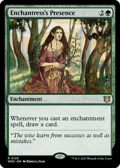Enchantress's Presence (Commander: Wilds of Eldraine) Near Mint