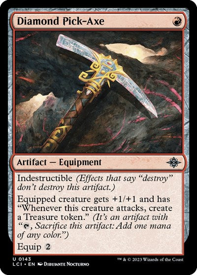 Diamond Pick-Axe (The Lost Caverns of Ixalan) Damaged / Poor