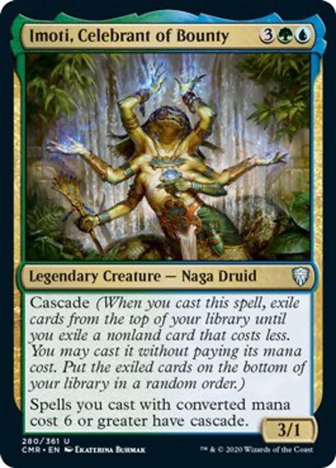 Imoti, Celebrant of Bounty (Commander Legends) Near Mint Foil