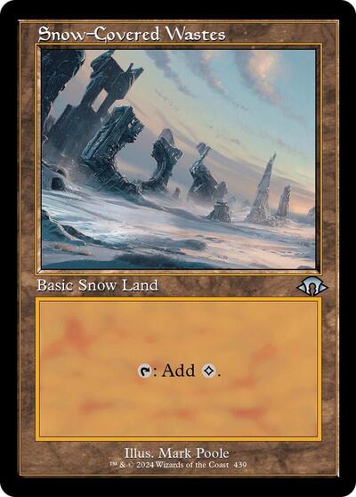 Snow-Covered Wastes (Retro Frame) (Modern Horizons 3) Near Mint Foil