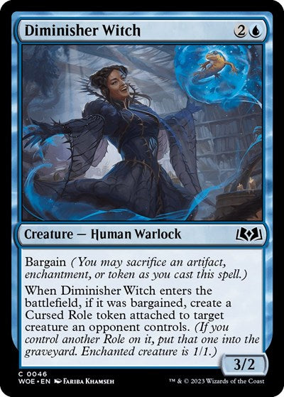 Diminisher Witch (Wilds of Eldraine) Medium Play
