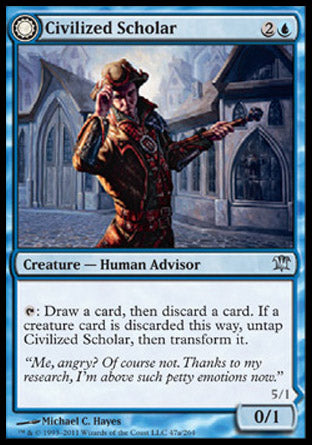 Civilized Scholar (Homicidal Brute) (Innistrad) Medium Play