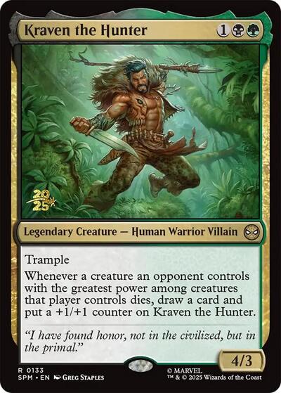 Kraven the Hunter|0|0|0.00