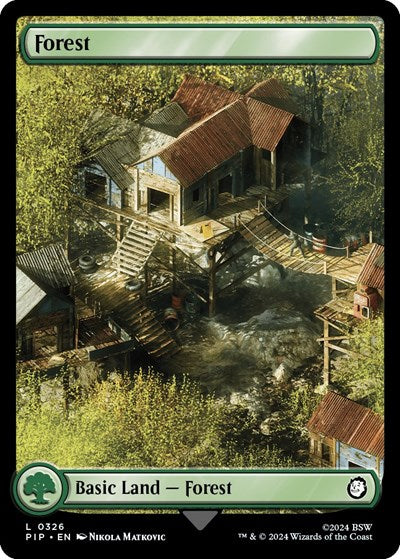 Forest (0326) (Universes Beyond: Fallout) Light Play Foil