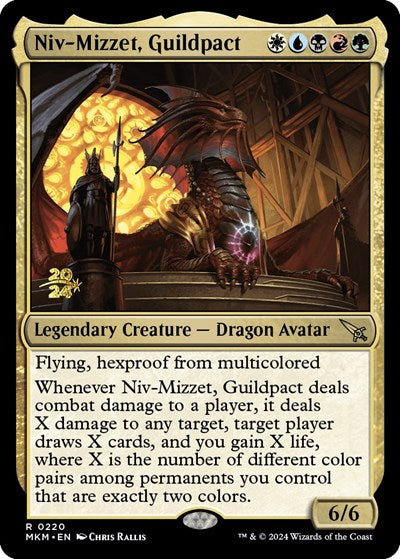 Niv-Mizzet, Guildpact (Promos: Prerelease Cards) Near Mint Foil
