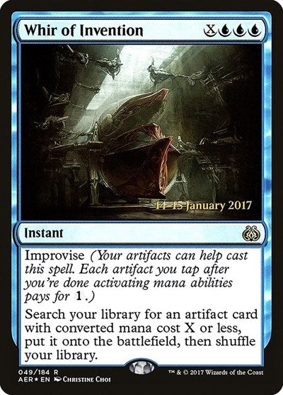 Whir of Invention (Promos: Prerelease Cards) Medium Play Foil