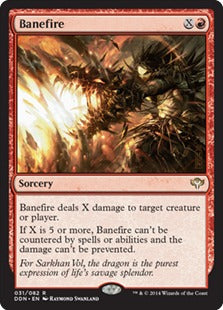 Banefire (Duel Decks: Speed vs Cunning) Heavy Play