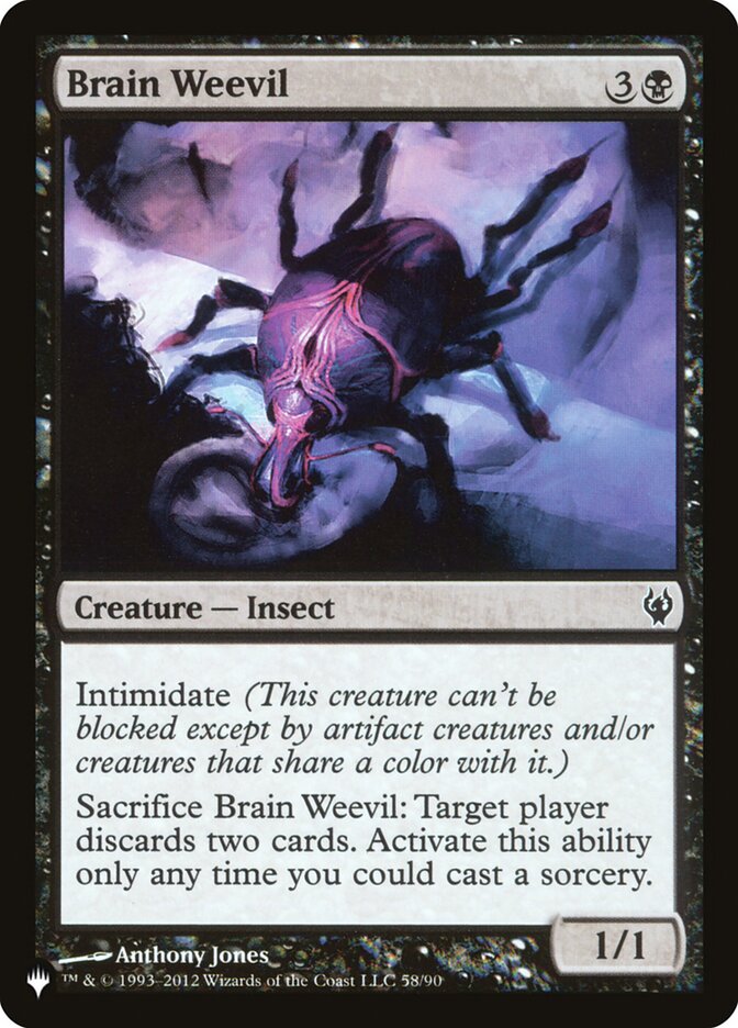 Brain Weevil (The List) Light Play