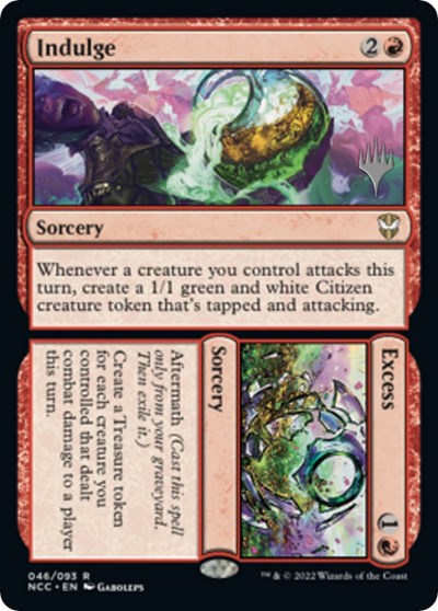 Indulge // Excess (Promo Pack: Streets of New Capenna) Near Mint Foil