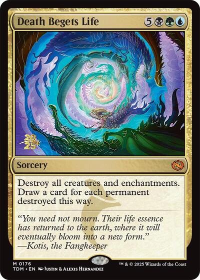 Death Begets Life (Promos: Prerelease Cards) Light Play Foil