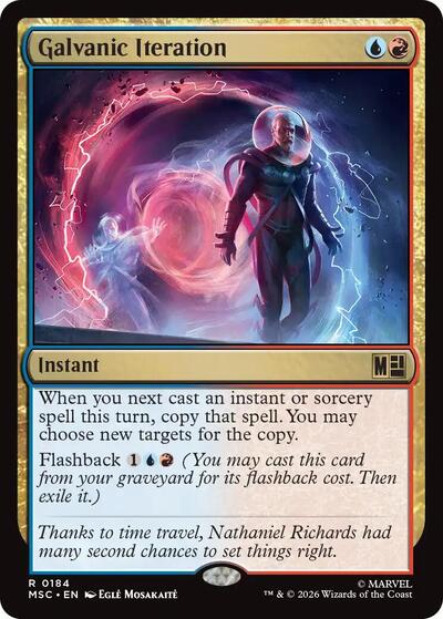 Galvanic Iteration (Surge Foil) (Commander: Marvel Super Heroes) Near Mint Foil