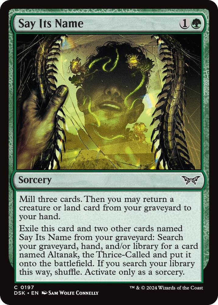 Say Its Name (Duskmourn: House of Horror) Near Mint