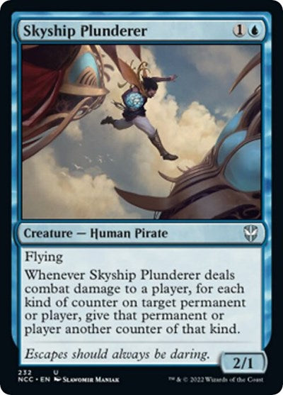 Skyship Plunderer (Commander: Streets of New Capenna) Light Play