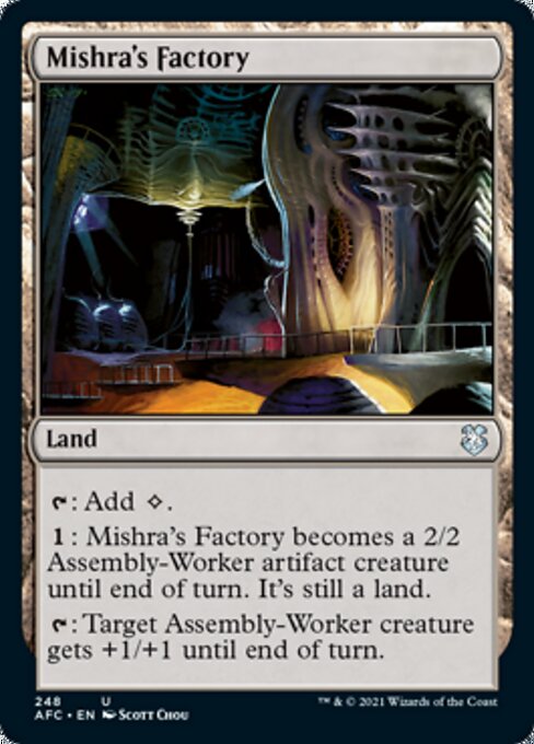 Mishra's Factory (Commander 2021 Forgotten Realms) Light Play