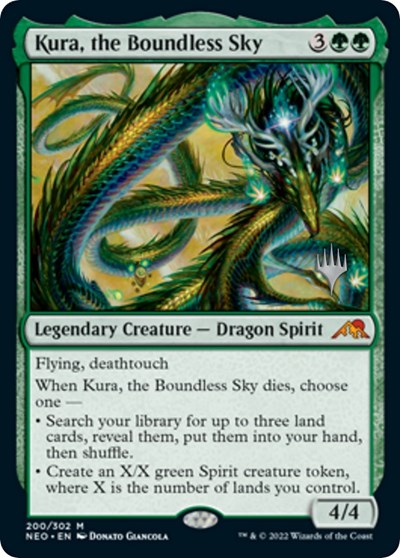Kura, the Boundless Sky (Promo Pack: Kamigawa: Neon Dynasty) Near Mint Foil