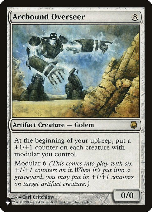 Arcbound Overseer (The List) Near Mint