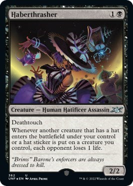 Haberthrasher (Galaxy Foil) (Unfinity) Near Mint Foil