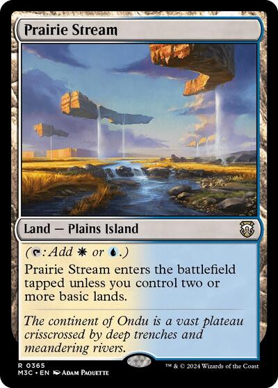 Prairie Stream|15|0|0.00