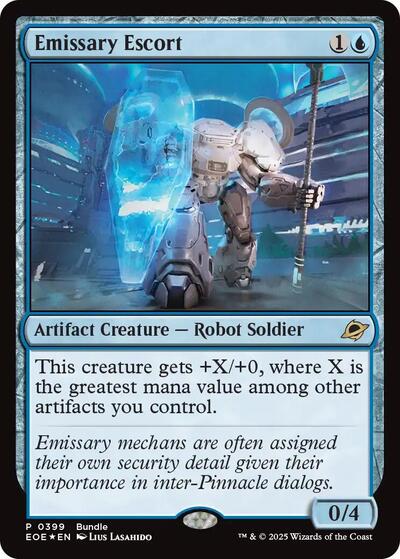 Emissary Escort (EOE Bundle) (Promos: Unique and Miscellaneous) Light Play Foil