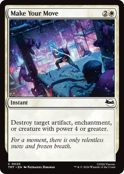 Make Your Move (Teenage Mutant Ninja Turtles) Medium Play Foil