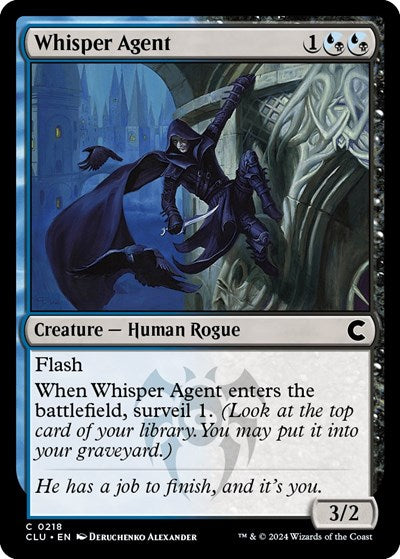 Whisper Agent (Ravnica: Clue Edition) Light Play