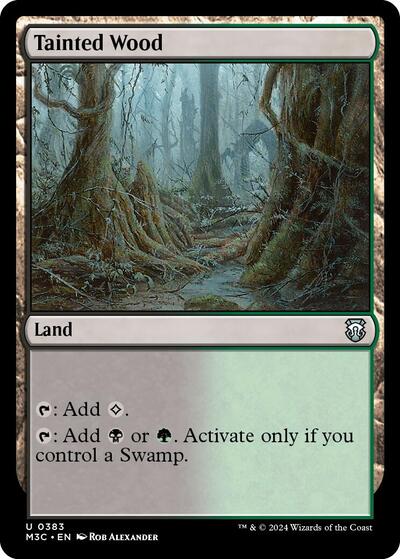 Tainted Wood (Ripple Foil) (Commander: Modern Horizons 3) Near Mint Foil