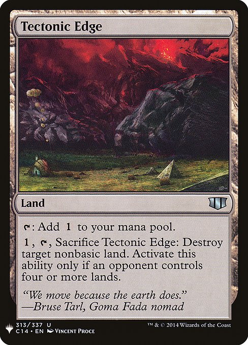 Tectonic Edge (Mystery Booster) Near Mint