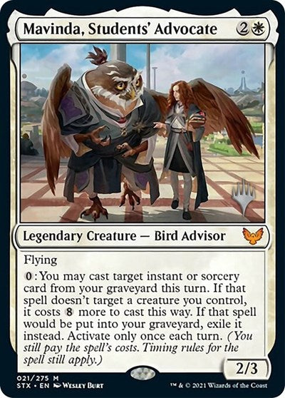 Mavinda, Students' Advocate (Promo Pack: Strixhaven) Medium Play