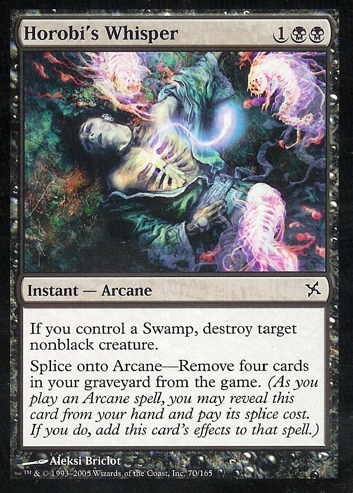 Horobi's Whisper (Betrayers of Kamigawa) Light Play