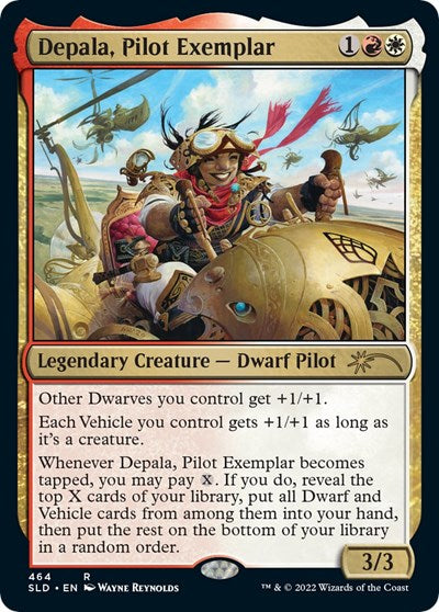 Depala, Pilot Exemplar (Secret Lair) Light Play Foil
