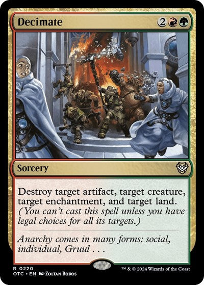 Decimate (Commander: Outlaws of Thunder Junction) Light Play
