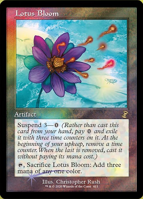 Lotus Bloom (BIBB Old Border) (Time Spiral Remastered) Medium Play Foil